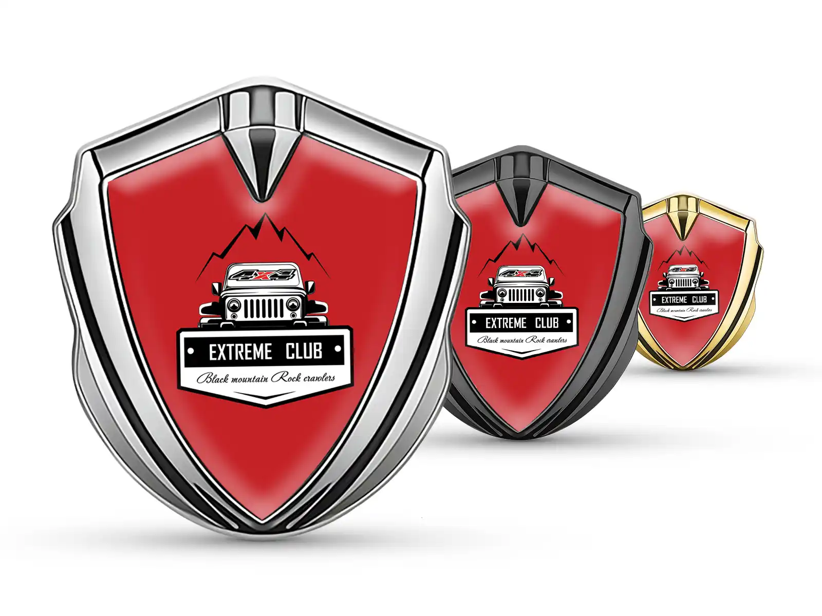 Emblem Silicon Badge Modern Look High-End Style